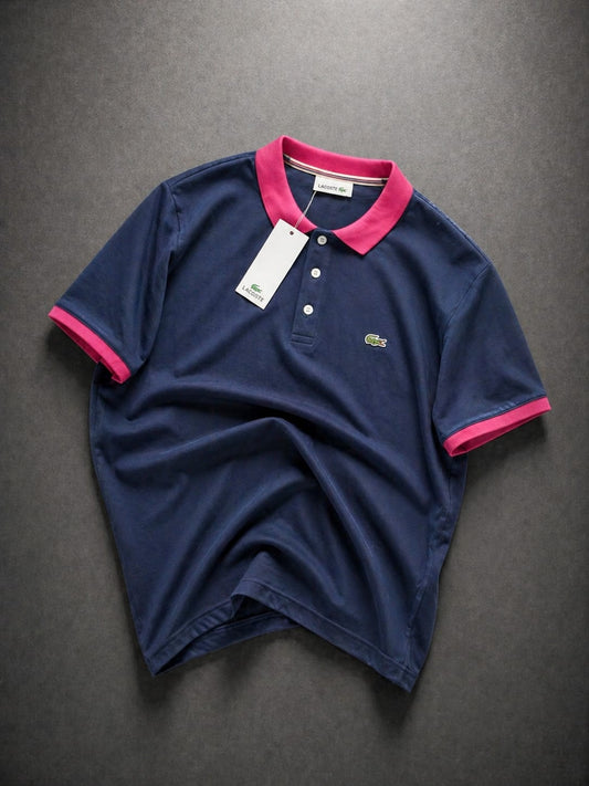 POLO YAKA LACOSTE LACİVERT