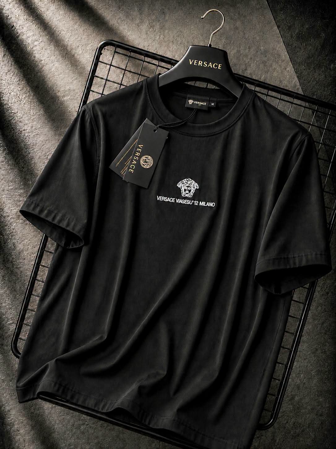 VERSACE SİYAH ERKEK TİŞÖRT