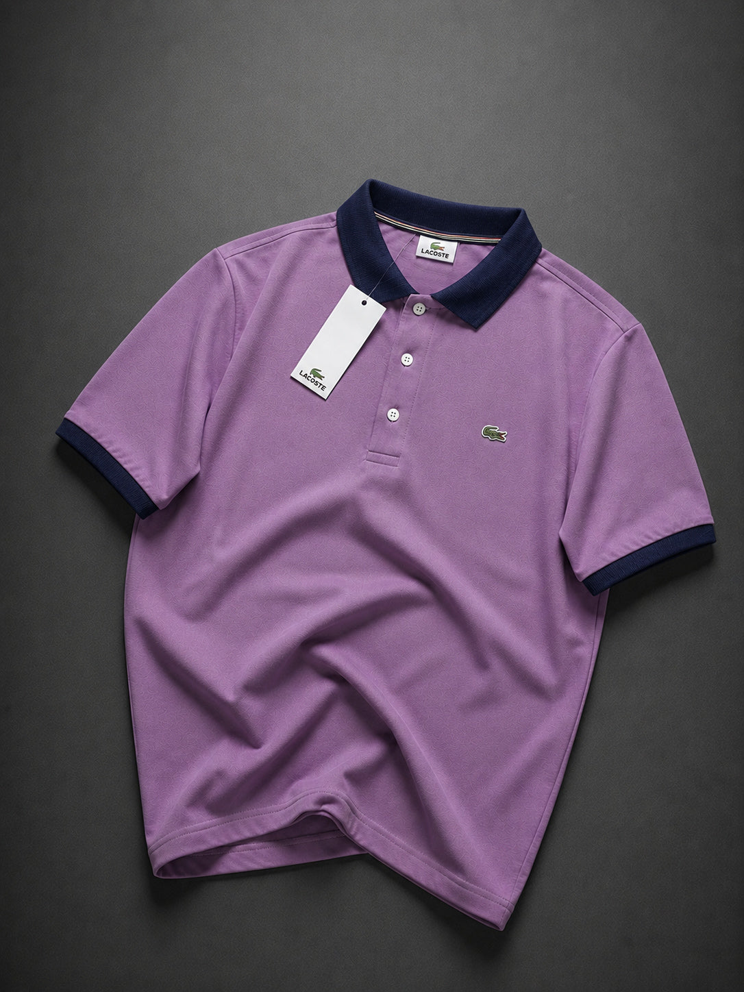 POLO YAKA LACOSTE MOR